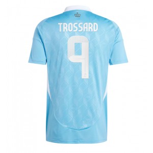 Fotbalové Dres Belgie Leandro Trossard #9 Venkovní Oblečení ME 2024 Krátký Rukáv